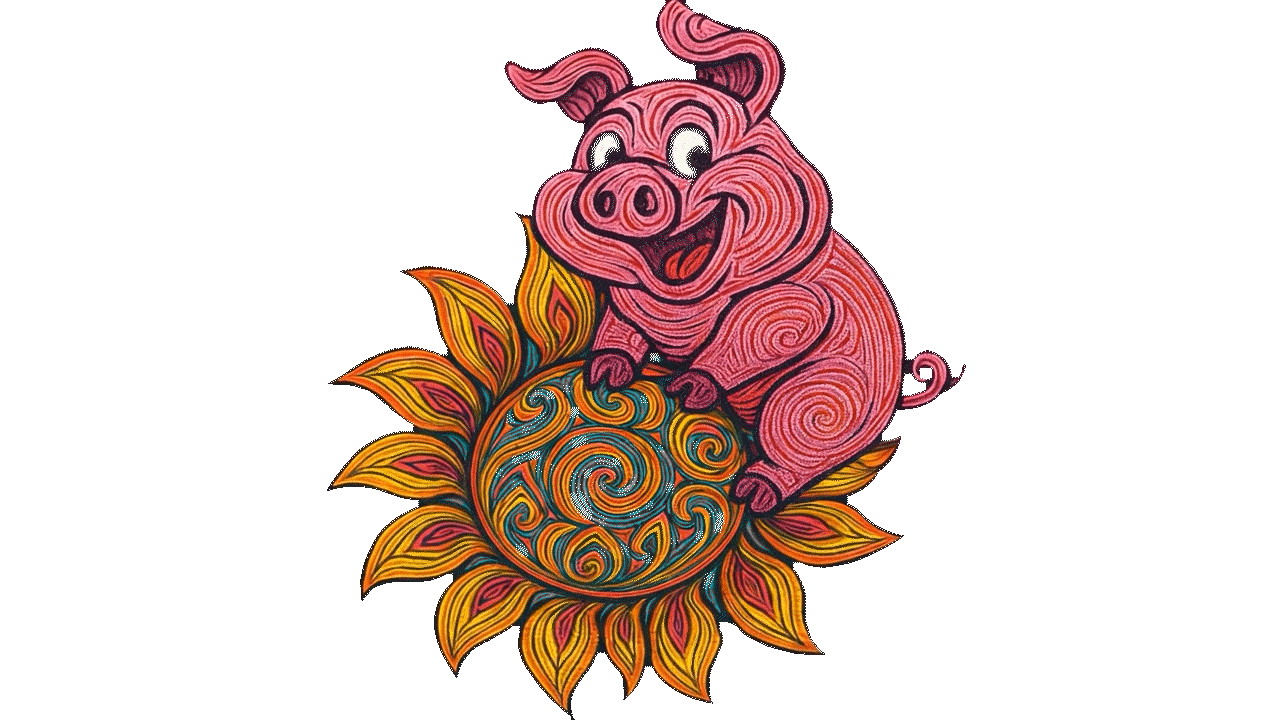 Loading pig animation